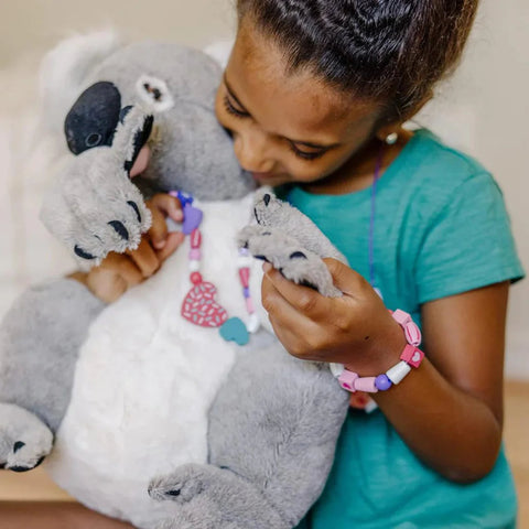 Melissa & Doug Wooden Bead Set -Sweet Hearts