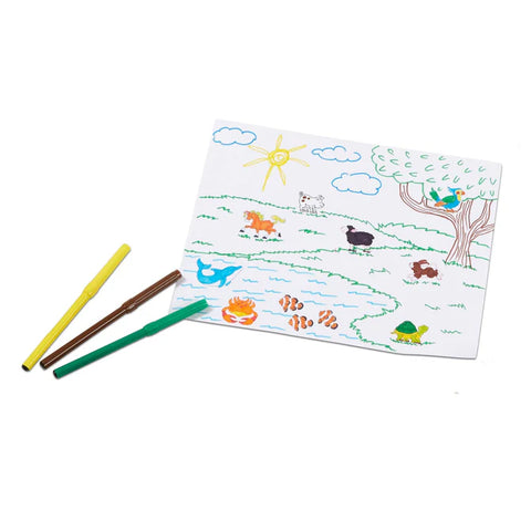 Melissa & Doug Wooden Stamp Set Deluxe - Animals