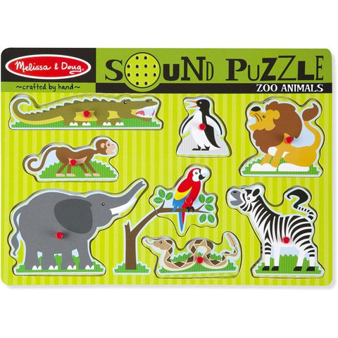 `Melissa & Doug Zoo Animals Sound Puzzle