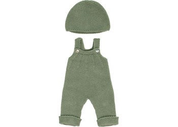 Miniland Knitted Doll Outfit 38cm Overalls