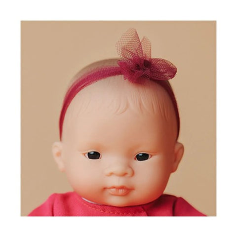Miniland My Friends & Me Asian Girl Baby Doll 21cm
