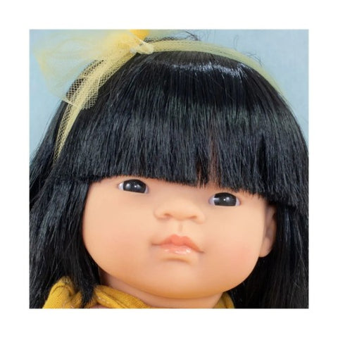 Miniland My Friends & Me Baby Doll Asian Girl 38cm