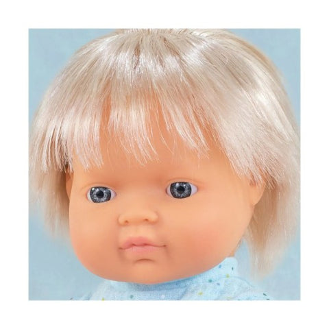 Miniland My Friends & Me Baby Doll Blond Boy 38cm