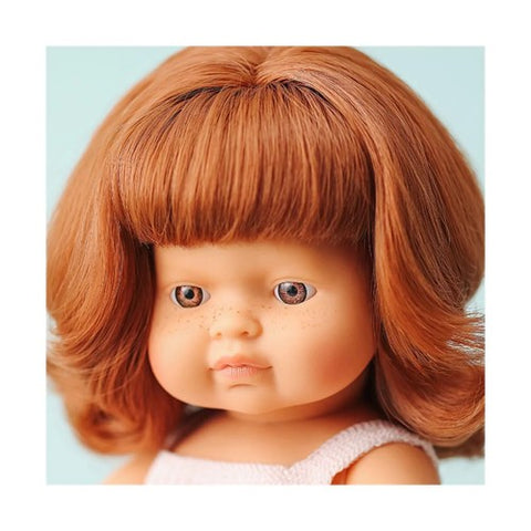 Miniland My Friends & Me Baby Doll Redhead Girl 38cm
