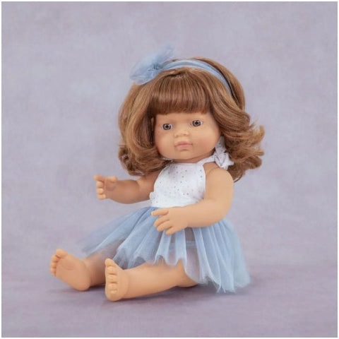 Miniland My Friends & Me Baby Doll Redhead Girl 38cm