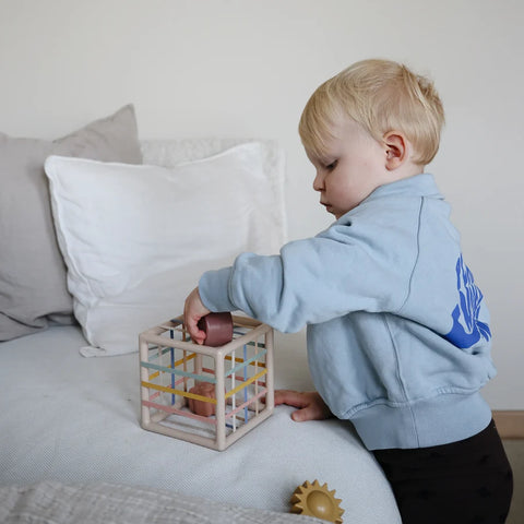 Mushie Elastic Shape Sorter
