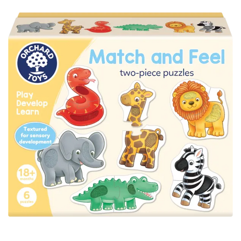 Orchard Toys Match & Feel 2pc Puzzles