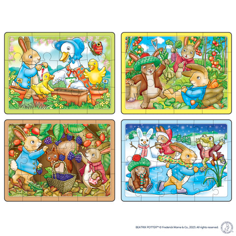 Orchard Toys Peter Rabbit - 4-in-1 Box Puzzles