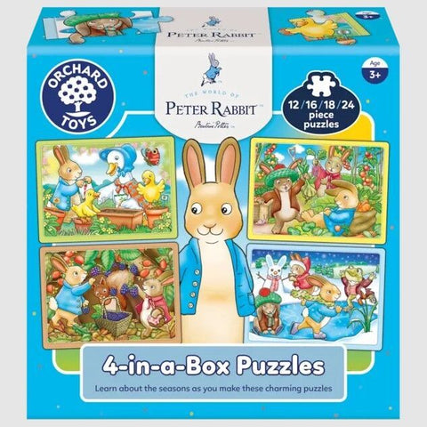 Orchard Toys Peter Rabbit - 4-in-1 Box Puzzles