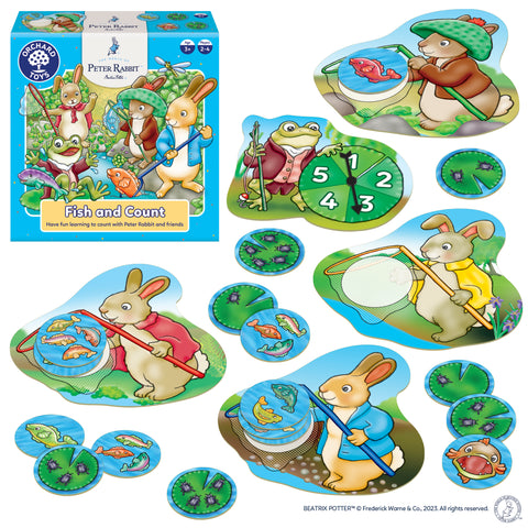 Orchard Toys Peter Rabbit - Fish & Count Game