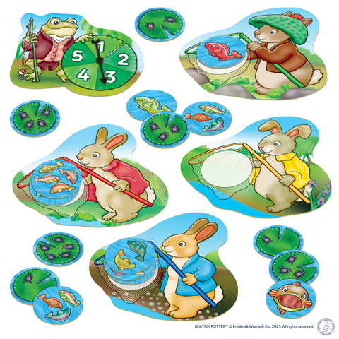 Orchard Toys Peter Rabbit - Fish & Count Game