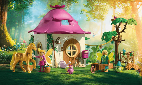 Playmobil Fairy Home with Golden Unicorn