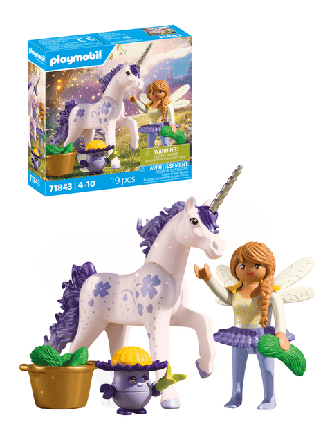 Playmobil Lucky Lavender Unicorn with Fairy