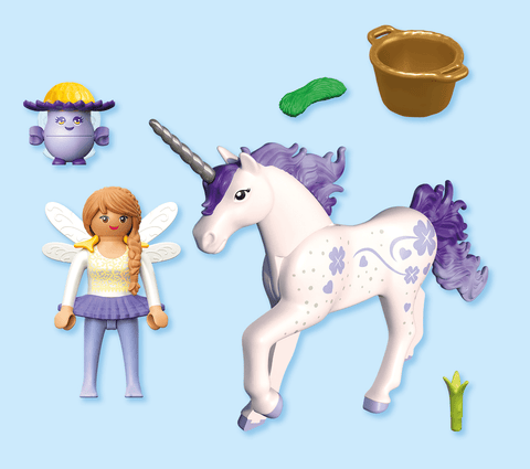 Playmobil Lucky Lavender Unicorn with Fairy