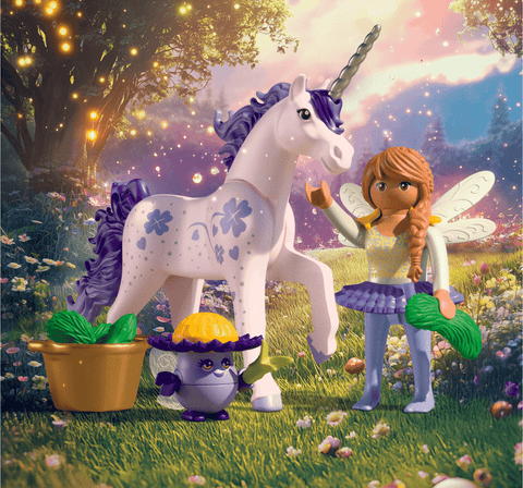 Playmobil Lucky Lavender Unicorn with Fairy