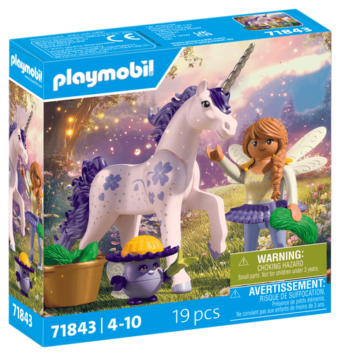 Playmobil Lucky Lavender Unicorn with Fairy