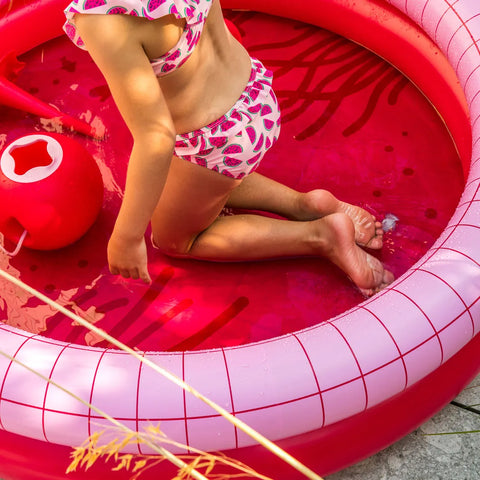 QUUT Dippy Inflatable Pool 120cm - Cherry Red