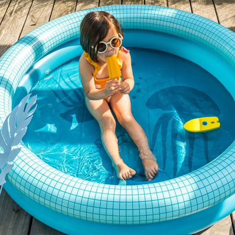QUUT Dippy Inflatable Pool 120cm - Ocean Blue