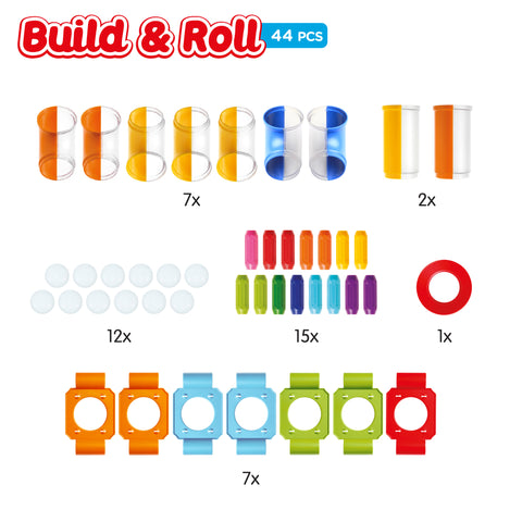 Contents of Smartmax Build & Roll Set