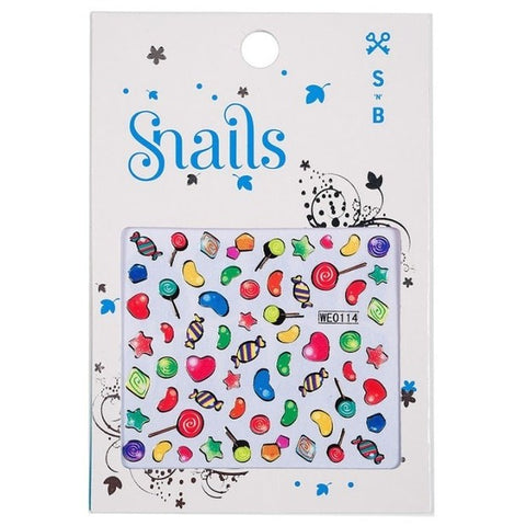 *Snails Nail Stickers - Candy Blast