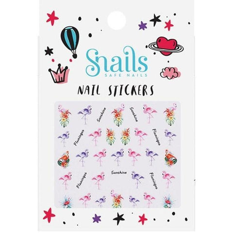 Snails Nail Stickers - Flamingo - The Toybox NZ Ltd