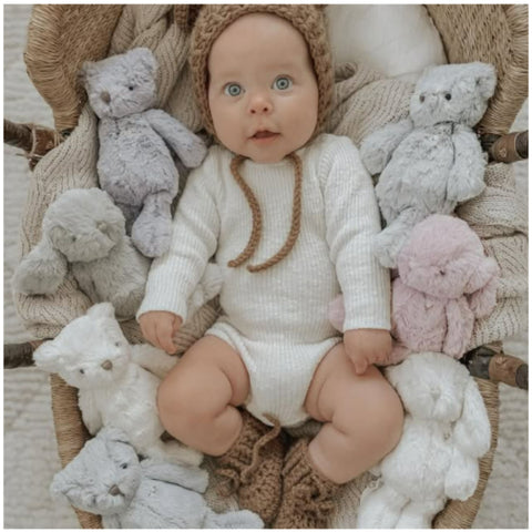 Snuggle Bunnies George The Bear - Moonbeam (30cm)*