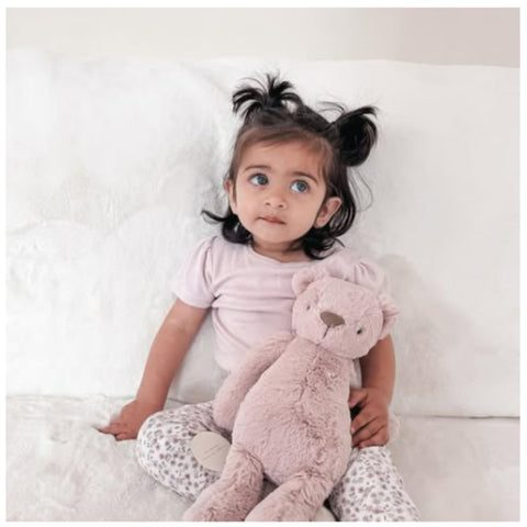 Snuggle Bunnies George The Bear - Powder Pink (30cm)