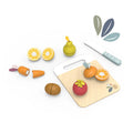 Speedy Monkey Fruits & Vegetables Cutting Playset, wooden fruit and veg that slice apart at velcro joins