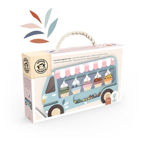Speedy Monkey Icecream Magnetic Maze