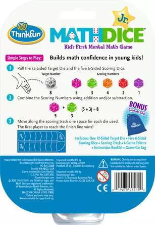ThinkFun Math Dice Junior