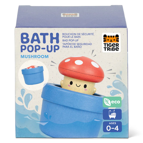 Tiger Tribe Bath Pop Up - Mushroom