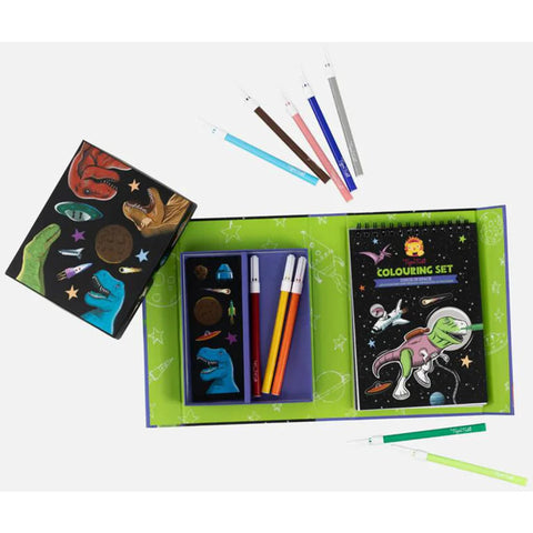 *Tiger Tribe Colouring Set - Dinos in Space