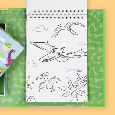 Tiger Tribe Colouring Set - Dinosaur