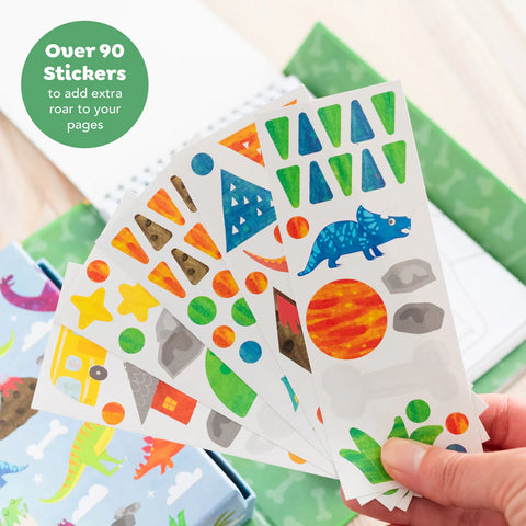 Tiger Tribe Colouring Set - Dinosaur