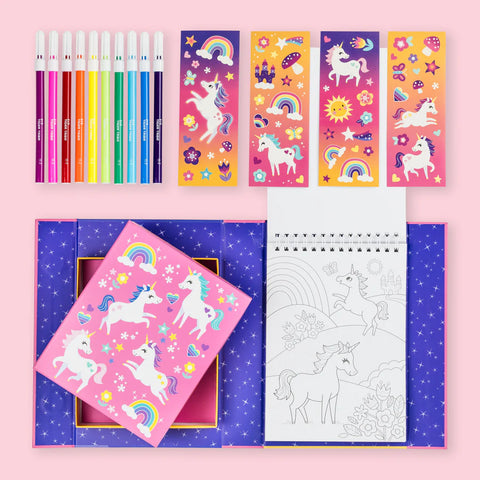 Tiger Tribe Colouring Set - Unicorn Magic