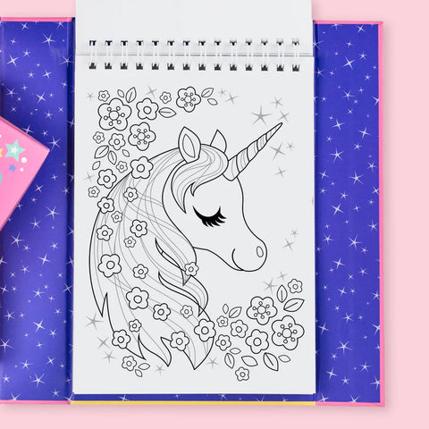 Tiger Tribe Colouring Set - Unicorn Magic