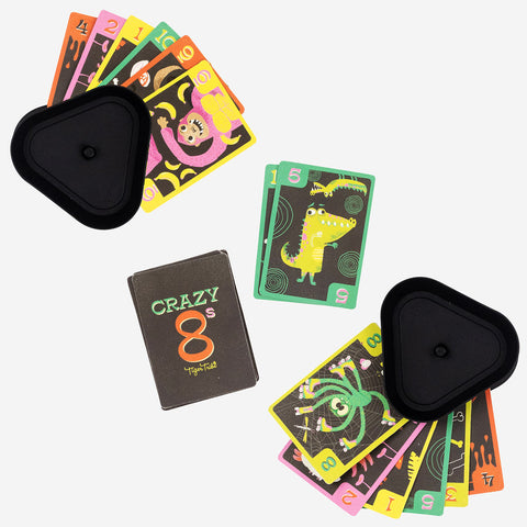 Tiger Tribe Crazy 8s + Go Fish Card Game Set
