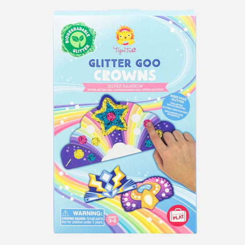 *Tiger Tribe Glitter Goo Crowns - Super Rainbow