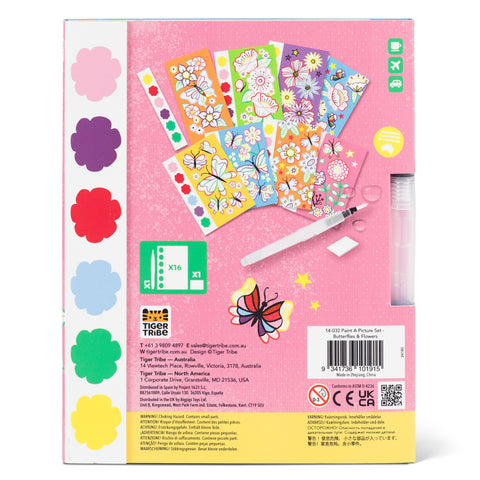 Tiger Tribe Paint A Picture Set - Butterflies & Flowers