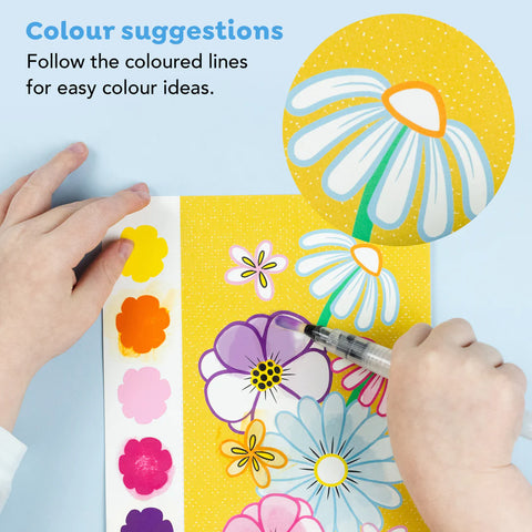 Tiger Tribe Paint A Picture Set - Butterflies & Flowers