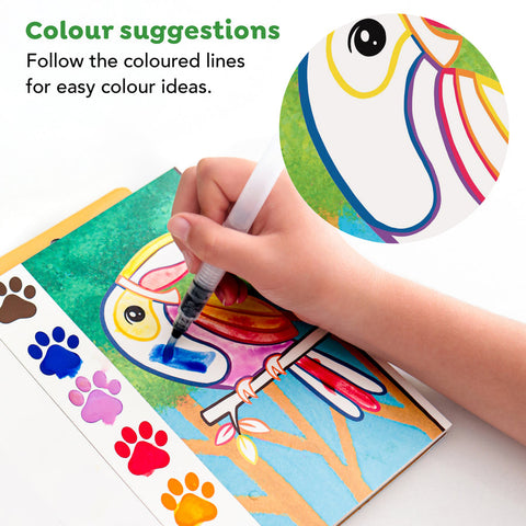 Tiger Tribe Paint A Picture Set - Wild Animals