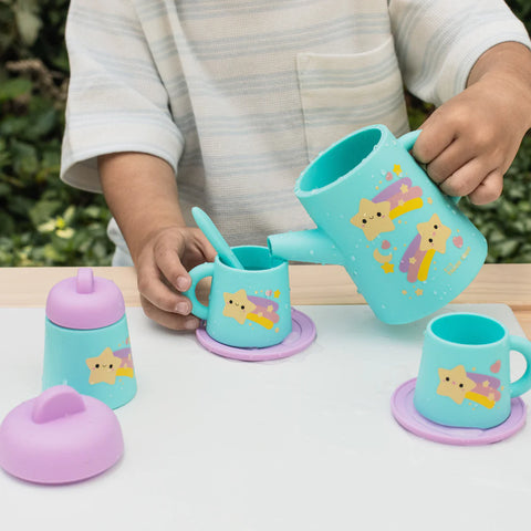 Tiger Tribe Silicone Tea Set - Starlight Party