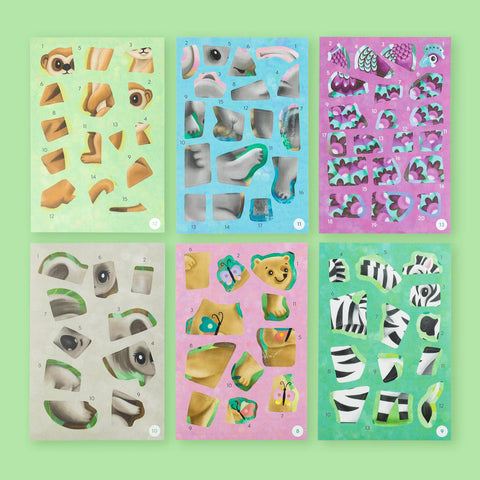 Tiger Tribe Sticker By Numbers - Animals