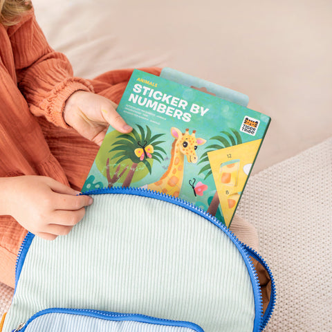 Tiger Tribe Sticker By Numbers - Animals