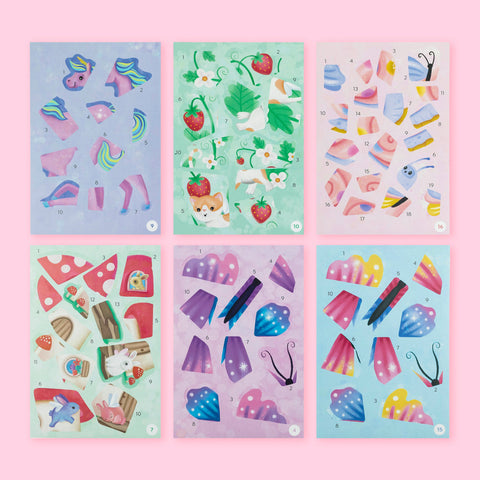 Tiger Tribe Sticker By Numbers - Magical Garden