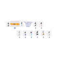 Tile Tek lower-case alphabet toppers a to z plus extra vowels and common letters