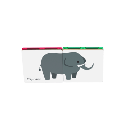 Two Tile Tek toppers joined together to form a complete elephant picture