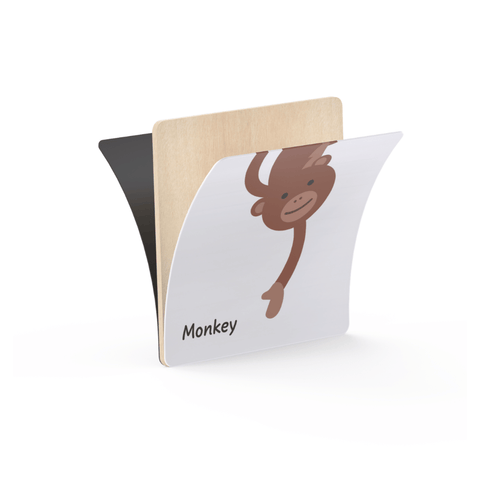 Close-up of a wooden Tile Tek monkey topper showing the timber edge and tile fit
