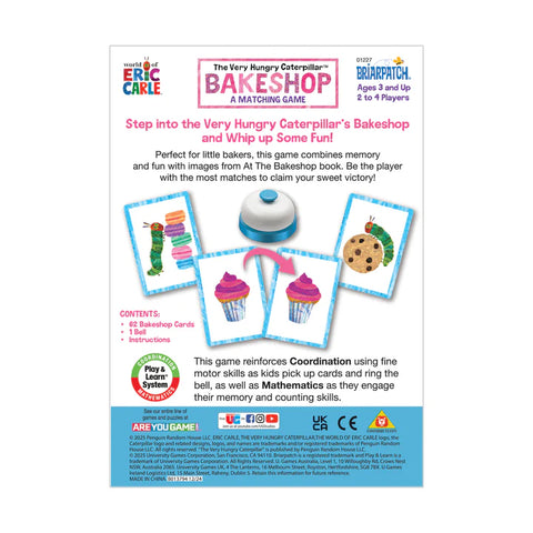 U.Games Eric Carle The Very Hungry Caterpillar Bakeshop Matching Game