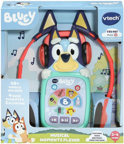 VTech Bluey Musical Moments Player with Bluey headphones